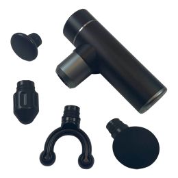 Massage Percussion Gun Deep Tissue Muscle Relax Massager with 3 Speeds 4 Heads