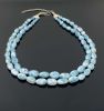 Larimar Necklace - Double Strand Necklace; Gemstone Necklace; Bohemian Jewelry; Sterling Silver Genuine Larimar Necklace - Healing Crystal
