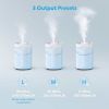KOIOS Humidifiers; Top Fill Cool Mist Humidifier for Bedroom Large Room Baby Home; Quiet Ultrasonic; Essential Oil Diffuser; UHM-JS02 4L; Transparent