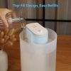 KOIOS Humidifiers; Top Fill Cool Mist Humidifier for Bedroom Large Room Baby Home; Quiet Ultrasonic; Essential Oil Diffuser; UHM-JS02 4L; Transparent