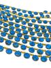 Blue Copper Turquoise Gemstone Beads; Turquoise Beads; Healing Crystal; Mohave Turquoise Beads; Jewelry Supplies; Bulk Beads; 8" Strand