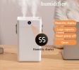 3L Digital Screen Air Humidifier High-capacity Double Spray Diffuser With Humidity Display Cool Mist For Bedroom Home Plants Purifier Water Dispenser