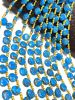 Blue Copper Turquoise Gemstone Beads; Turquoise Beads; Healing Crystal; Mohave Turquoise Beads; Jewelry Supplies; Bulk Beads; 8" Strand