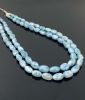 Larimar Necklace - Double Strand Necklace; Gemstone Necklace; Bohemian Jewelry; Sterling Silver Genuine Larimar Necklace - Healing Crystal