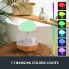 2023 New Arrival Rain Drop Cloud Humidifier Creative Water Drip And Oil Diffuser lamp Desktop Mushroom Rain Cloud Humidifier