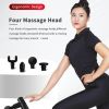 Massage Gun Percussion Deep Tissue Muscle Vibrating Relax Massager with 4-Head