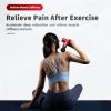 Massage Percussion Gun Deep Tissue Muscle Relax Massager Red with 4-Head 3-Speed
