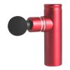 Massage Percussion Gun Deep Tissue Muscle Relax Massager Red with 4-Head 3-Speed