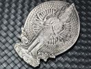 6inches Natural silver obsidian quartz crystal hand carved Thousand hands buddist crystal gifts home decoration 1x