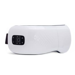 Vibration Massage Air Pressure Hot Compress Eye Mask Eye Protector (Option: Bright white-USB)