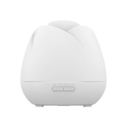 2023 New Rose Aroma Diffuser Negative Ion Diffuser Humidifier Colorful Atmosphere Lamp Aroma Diffuser (Color: White)