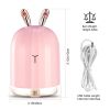220ml Cool Mist Humidifier Ultrasonic Air Diffuser Atomizer w/7 Color Breathing Lights