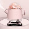 Rechargeable Battery Wireless Aroma Diffuser Salt Lamp Crystal Stone Magic Teapot Himalayan Salt Humidifier