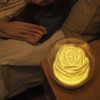 Rose-shaped Ultrasonic Small Household Humidifier Colorful Camellia Aroma Diffuser