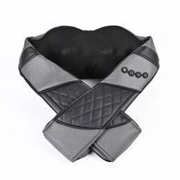 Deep Kneading Shiatsu Massager With Heat (Option: Black gray)
